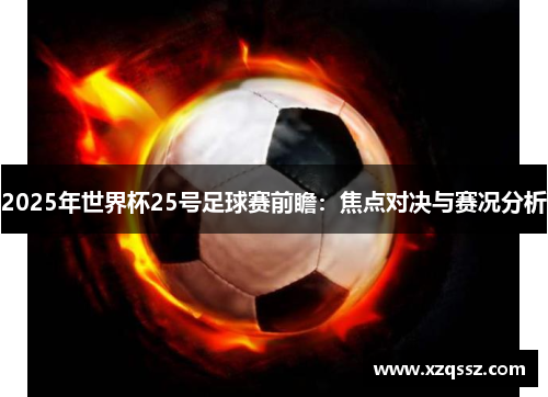 2025年世界杯25号足球赛前瞻：焦点对决与赛况分析